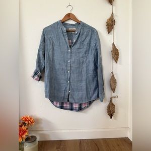 Jachs girl friend stripe button up